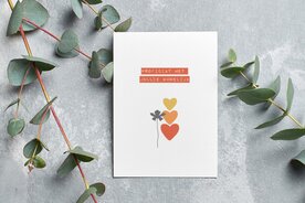 PROFICIAT MET JULLIE HUWELIJK - Kaartje met boodschap