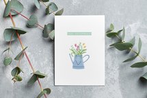 VEEL BETERSCHAP - Kaartje met boodschap